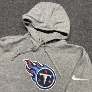 Tennessee Titans Nike Hoodie Gray Logo Men's Sz Medium NFL